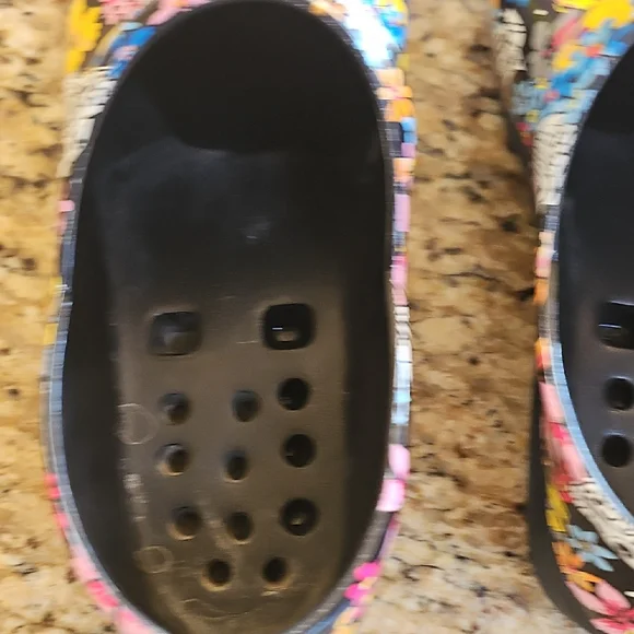 Anywear Nurse Slip Resistant Owl Print closed back Clogs Women 11 Men  9 unisex - Picture 7 of 14